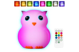 Big Owl bedside lamp with remote control for Kids RGB SP-LN01XL