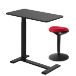 Adjustable table above the bed Spacetronik Buddy + adjustable stool Zippy (red/black)