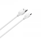 Kabel do szybkiego ładowania USB-A / Lightning 2m 2,1A biały LS542L