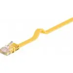Kabel LAN Patchcord CAT 6 U/UTP PŁASKI żółty 3m