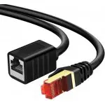 LAN cable CAT7 extender black 2m