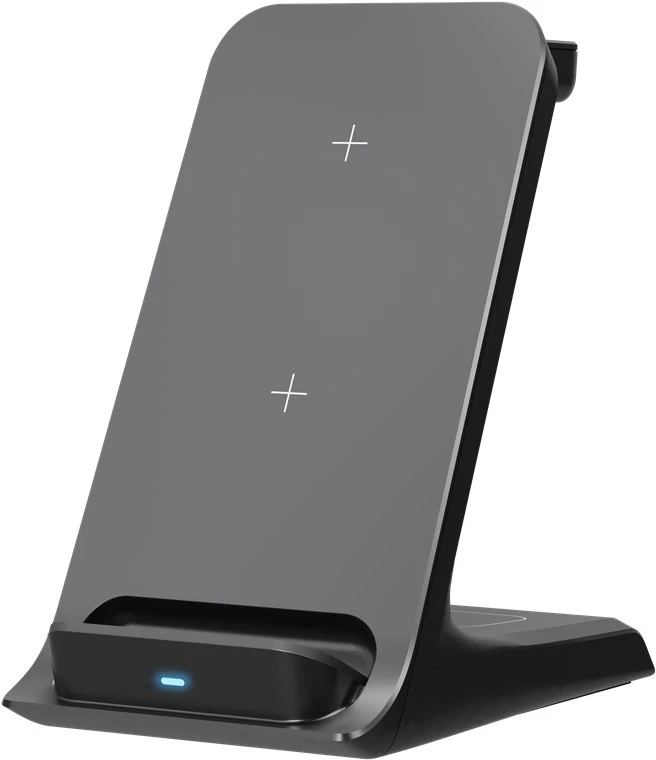 Ładowarka bezprzewodowa indukcyjna 3w1 15W Qi ładuje smartfon wraz z akcesoriami Goobay