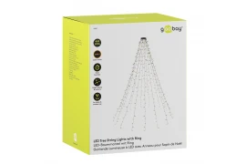 Christmas tree lights, a chain of lights with a ring of 400 LEDs