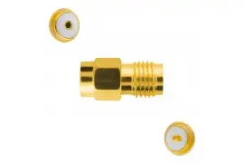 The transition GSM adapter plug RP-SMA to RP-SMA socket