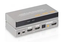 Audio Extractor HDMI to Audio 7.1 SPDIF, Coaxial, AUX 4Kx2K@60Hz  Spacetronik SPH-AE10