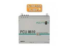 Stacja czołowa POLYTRON PCU 8610 4x8 DVB-S/S2 na 8x DVB-C