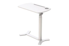Table with gas-adjustable height for the Spacetronik BUDDY-G bed, white