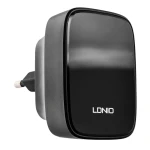 Super fast black LDNIO Q334 32W charger 3 USB ports PD+QC4.0