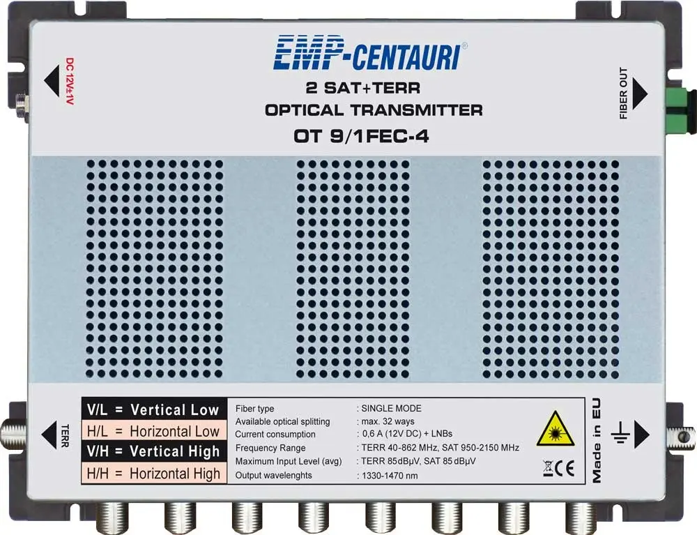 Transmiter optyczny GTU EMP-centauri OT9/1FEC-4