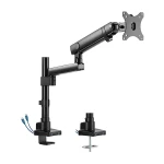 Desk monitor holder with long arm 514 mm Spacetronik SPA-H112 with 2 USB 3.0 ports