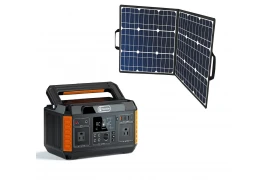 Set FlashFish P60 560W 520Wh 140400mAh mobile charging station Solar Panel 100W