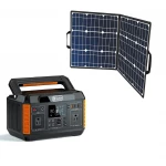 Set FlashFish P60 560W 520Wh 140400mAh mobile charging station Solar Panel 100W