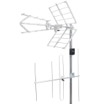 Set of UHF antenna + VHF antenna + diplexer Spacetronik EOS